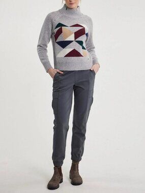 FIG women's merino wool turtleneck sweater size Small